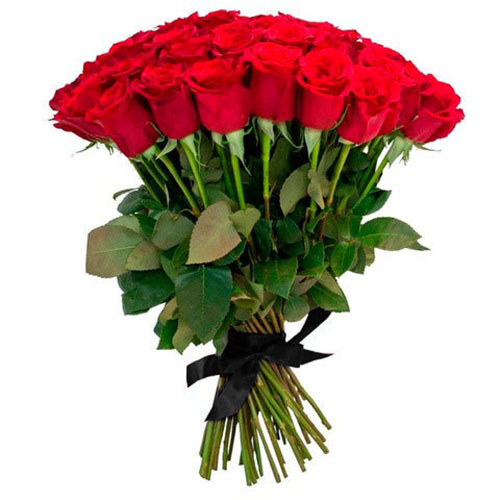 букет живых цветов на похороны «Криворожская Роза»