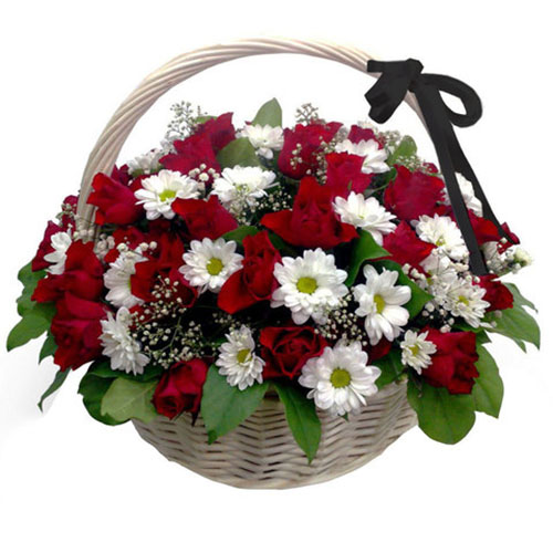 корзина квітів на похорон в Кривому Розі | «Криворізька Роза»