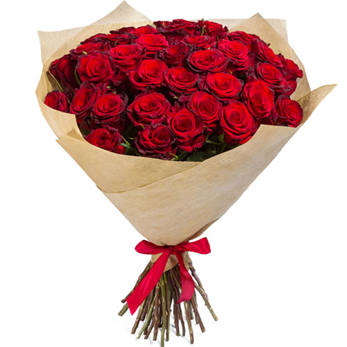 Фото товара 35 червоних троянд в Кривом Роге