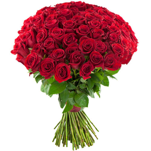 Фото товара 75 красных роз в Кривом Роге