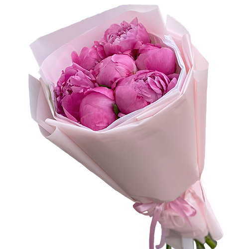 Фото товара 7 розовых пионов в Кривом Роге